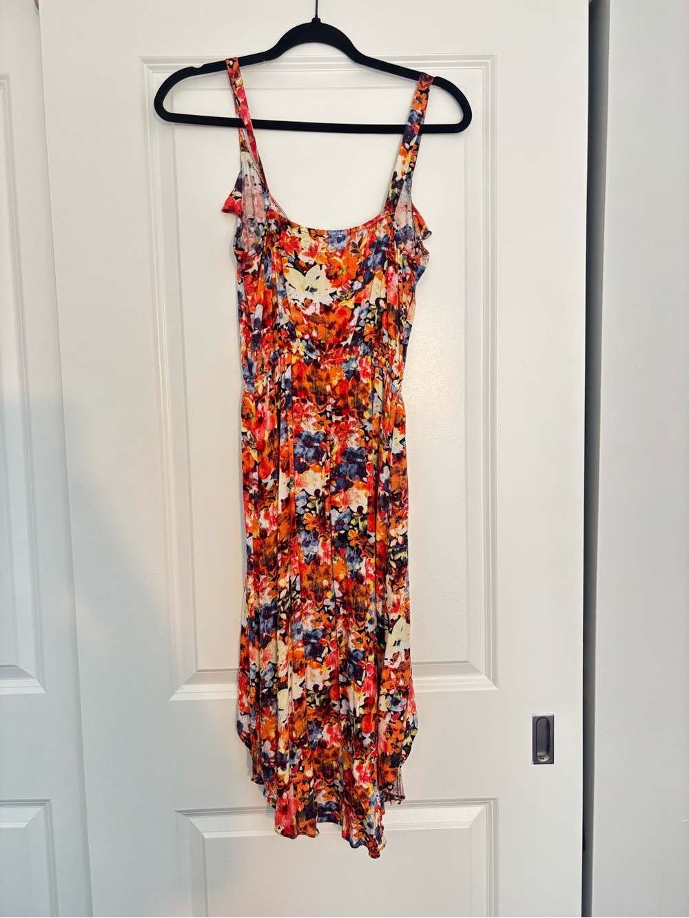 B. Smart Floral High-Low Spaghetti Strap Dress - Picture 2 of 3